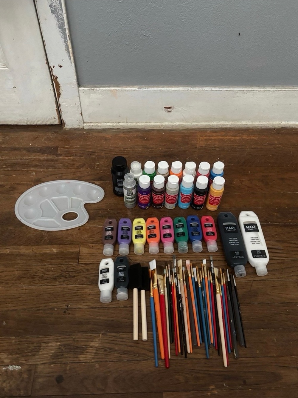 random art supplies bundle